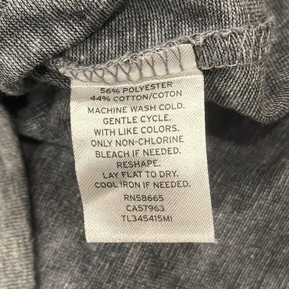 Leith Anthropologie Women's Blouson Bodycon Ruched Dress Heather Gray Size M - Picture 9 of 9